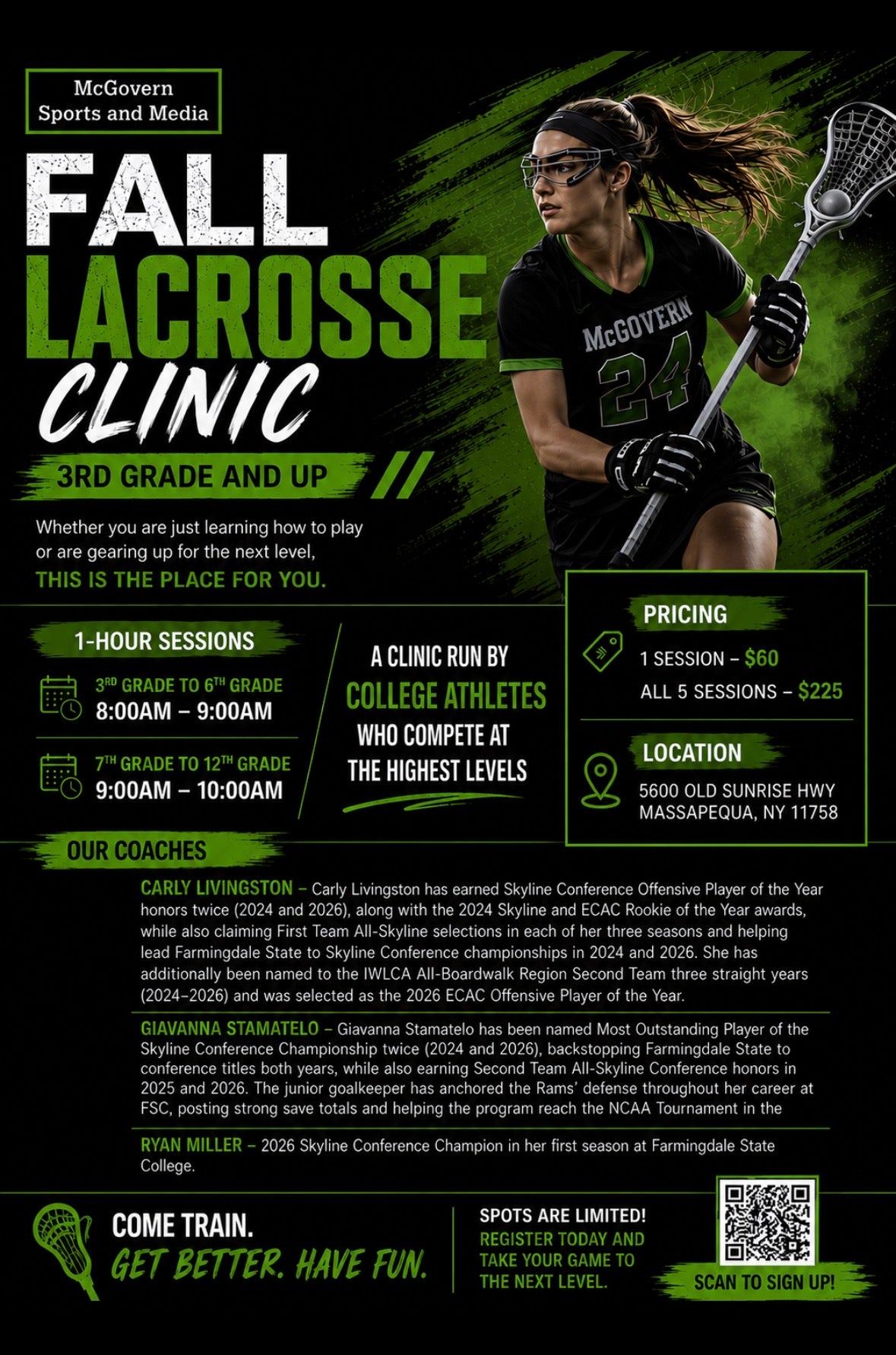 Girls Lacrosse Fall Clinic