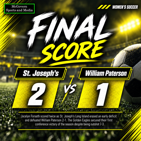 St. Joseph's Rallies back to Defeat William Paterson