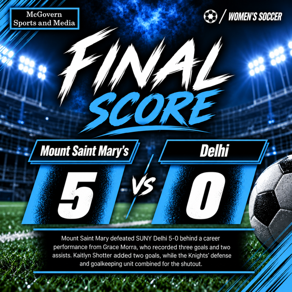 Mount Saint Mary's Rolls Past SUNY Delhi
