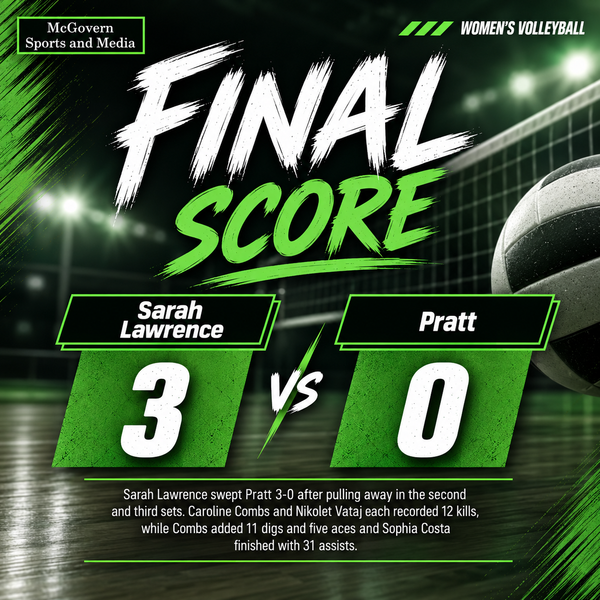 Sarah Lawrence Sweeps Pratt