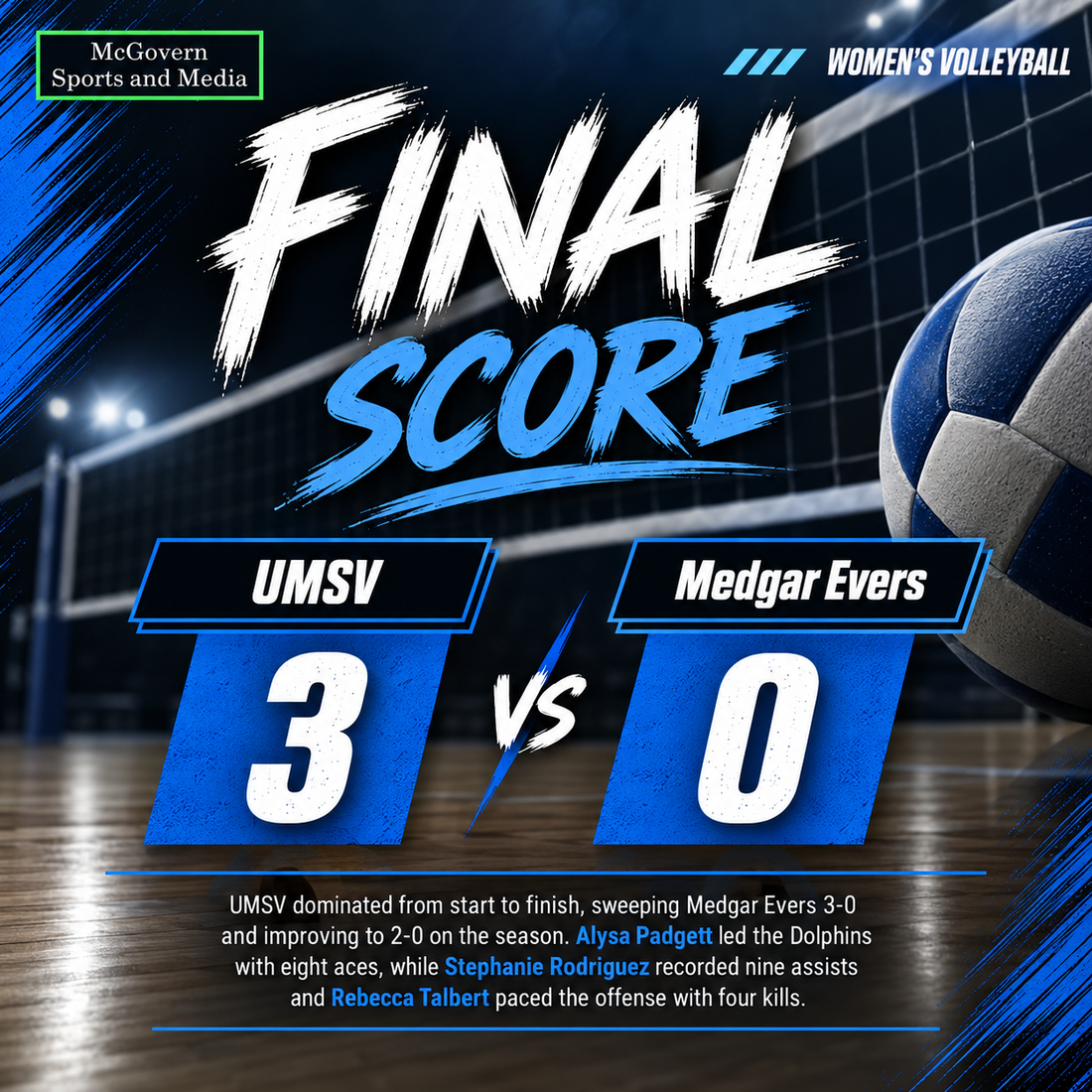 UMSV wins Second Straight