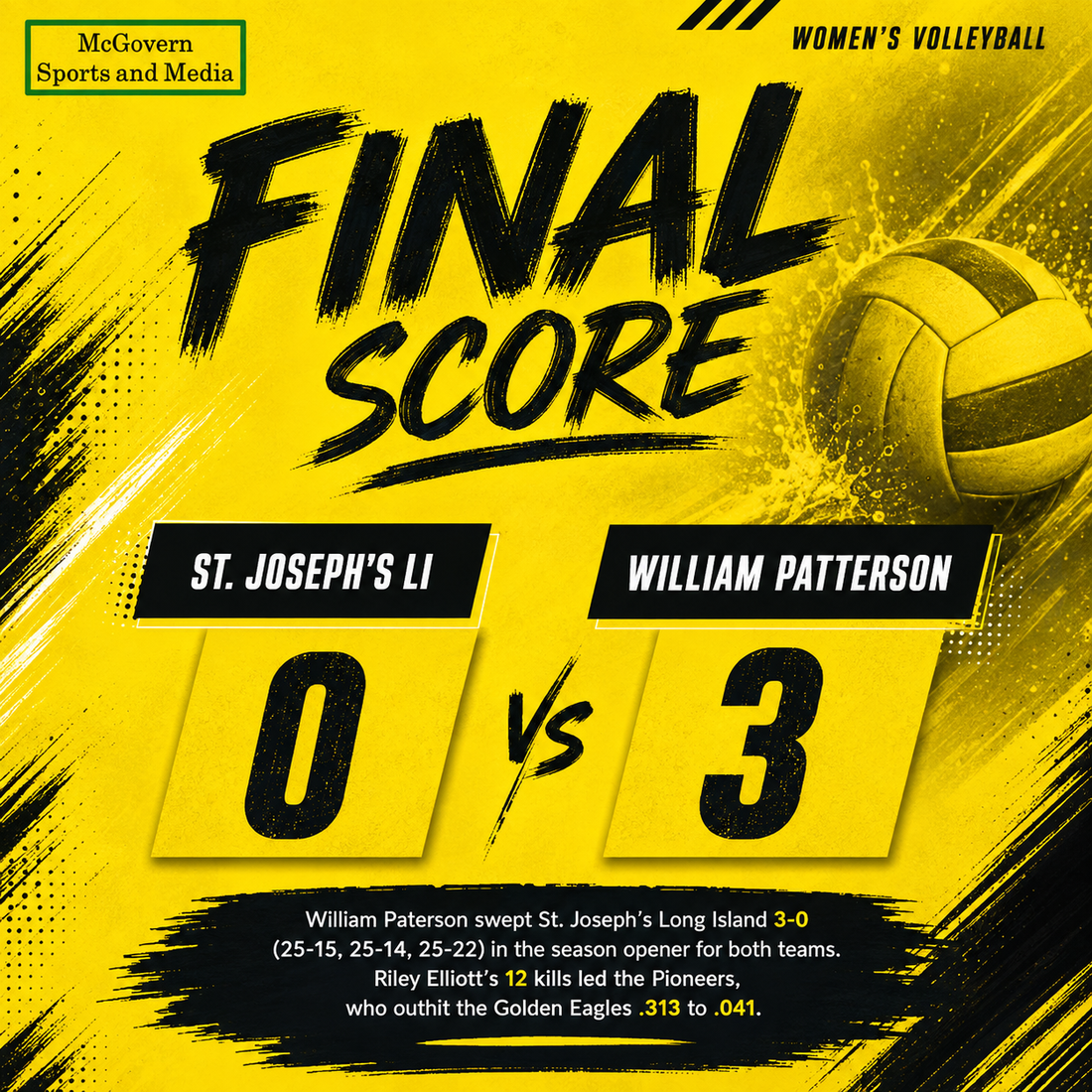 St. Joseph's Falls to William Paterson