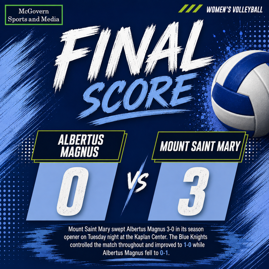 Mount Saint Mary's sweeps Albertus Magnus