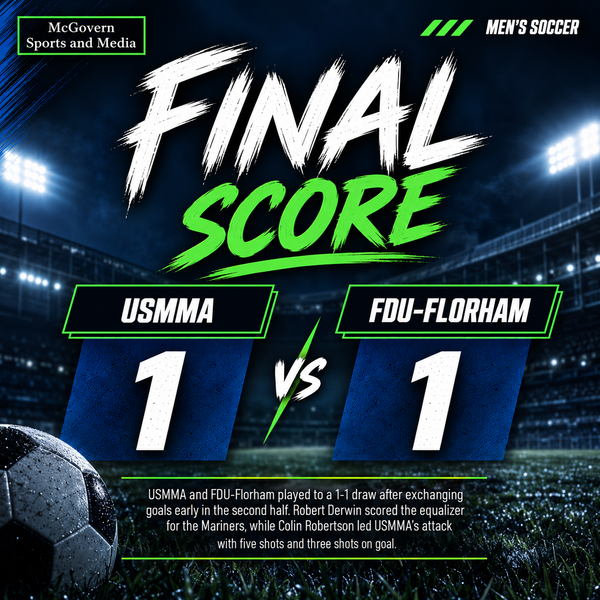 USMMA Fought to a 1-1 Draw with FDU-Florham