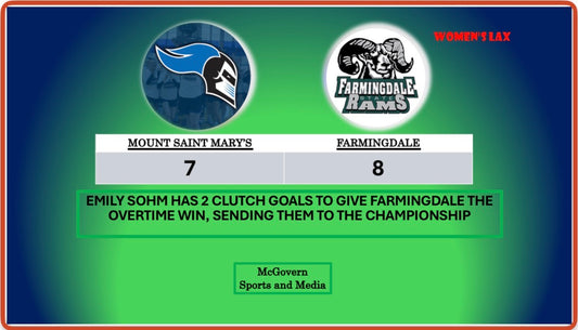 FARMINGDALE ADVANCES PAST MOUNT SAINT MARY'S