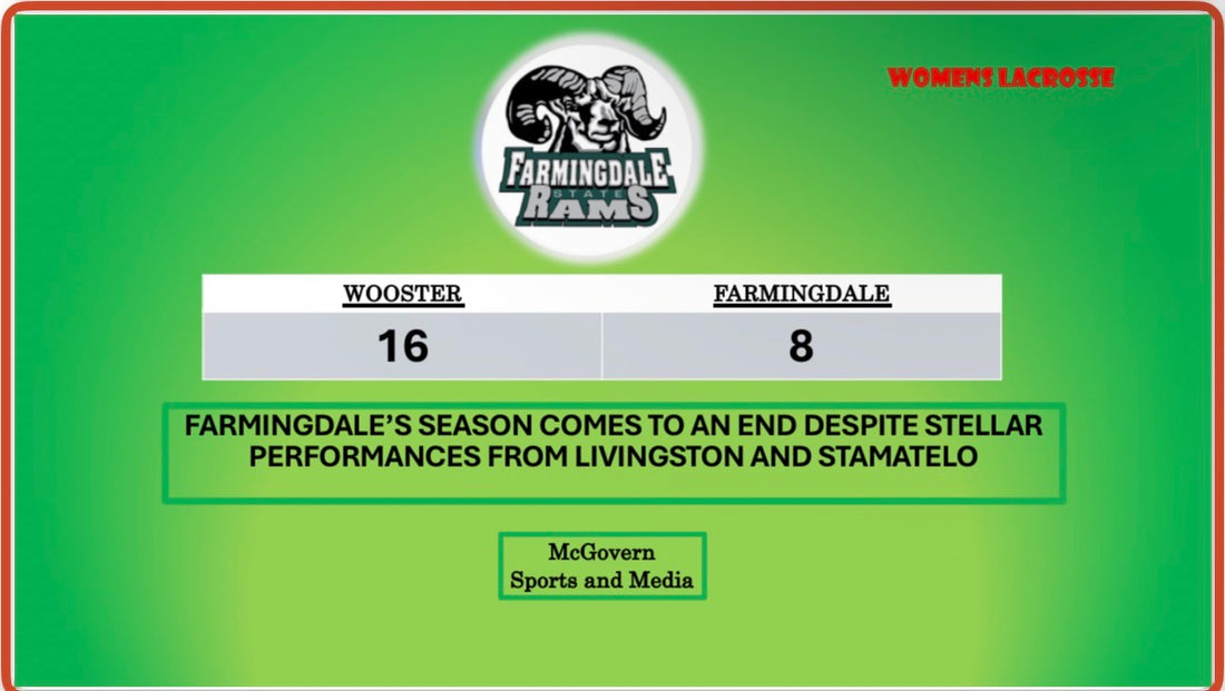 FARMINGDALE'S SEASON COMES TO AN END