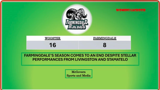 FARMINGDALE'S SEASON COMES TO AN END