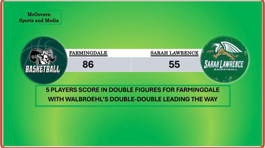 FARMINGDALE WINS AGAINST SARAH LAWRENCE