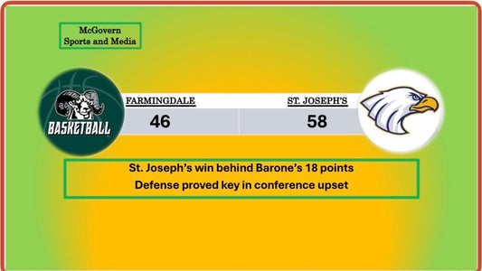 St. Joseph's bests Farmingdale Behind Barone's Performance