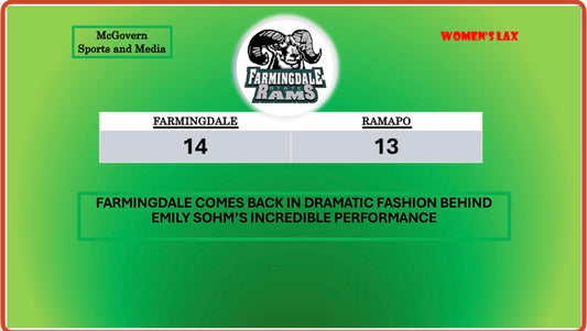 FARMINGDALE WINS IN DRAMATIC FASHION OVER RAMAPO