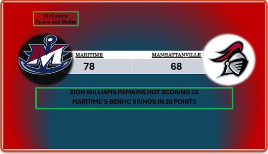 Maritime defeats Manhattanville 78-68