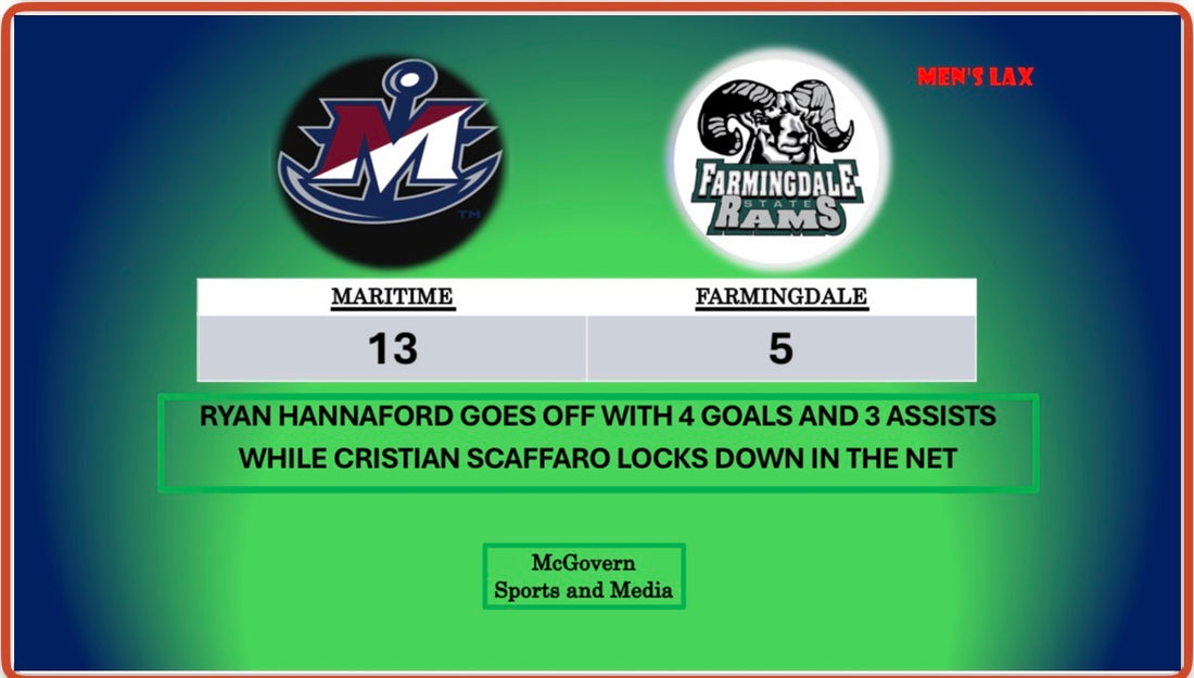 MARITIME ADVANCES PAST FARMINGDALE
