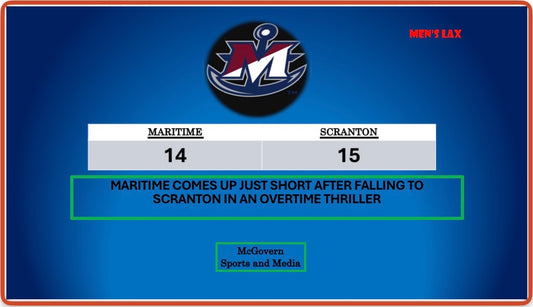 MARITIME FALLS TO SCRANTON IN THE NCAA's