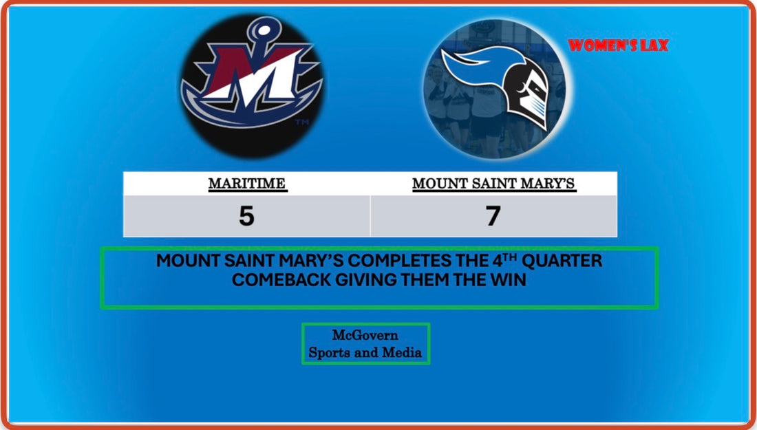 MOUNT SAINT MARY'S WINS OVER MARITIME