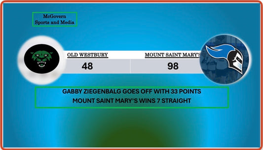 MOUNT SAINT MARY'S WINS 7TH STRAIGHT AGAINST OLD WESTBURY