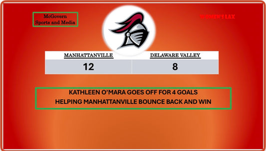 MANHATTANVILLE WINS ON THE ROAD OVER DELAWARE VALLEY