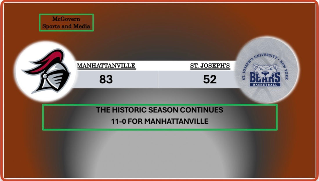 Manhattanville Remains Undefeated As They Beat St. Joseph's