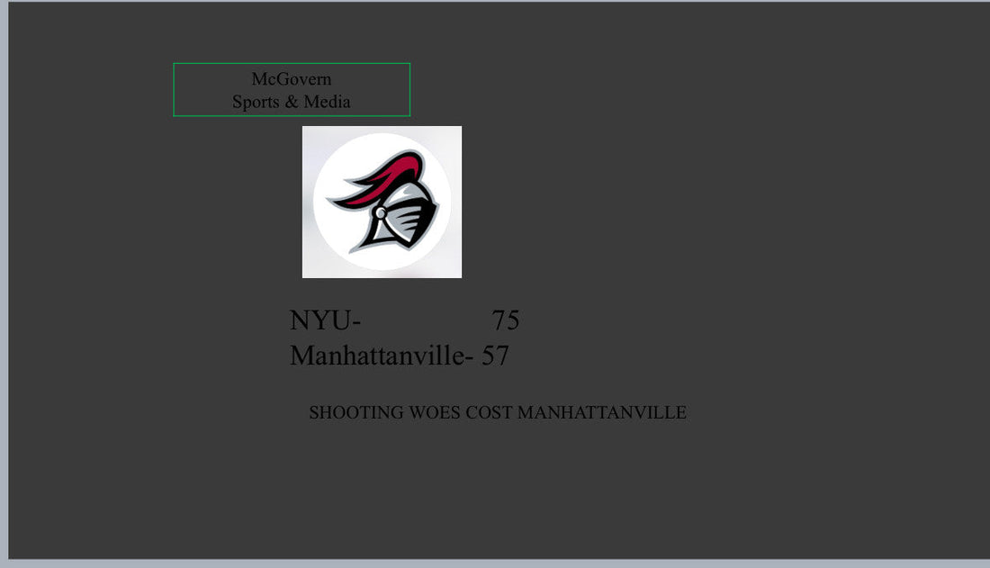 Manhattanville stumbles against NYU
