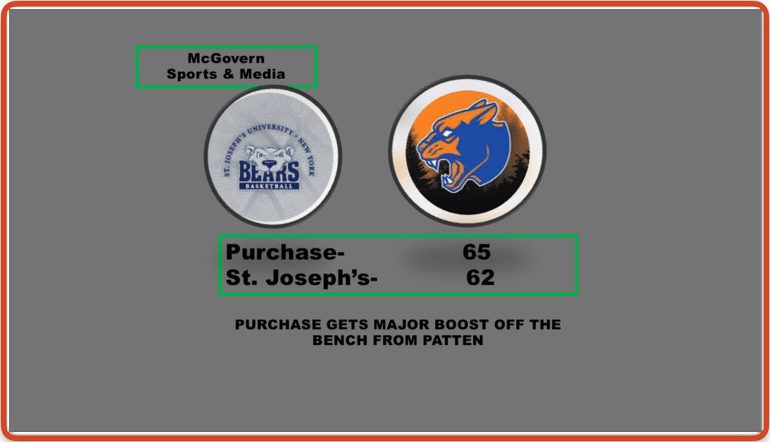 Purchase bests St. Joseph's as Patten brings a spark off the bench