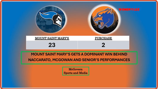 MOUNT SAINT MARY'S WINS OVER PURCHASE