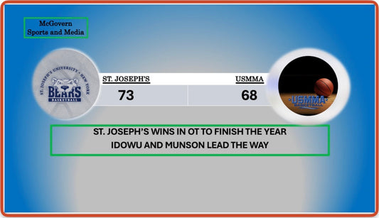 ST. JOSEPH'S WINS IN OT OVER USMMA