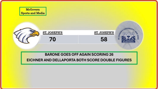 ST. JOSEPH'S LI BEATS ST. JOSEPH'S BROOKLYN