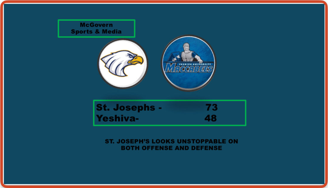 St. Joseph's beats Yeshiva After Stellar First Half
