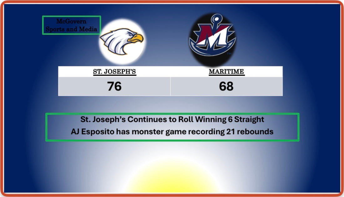 St. Joseph's Defeats Maritime to Secure Their 6th win in a Row