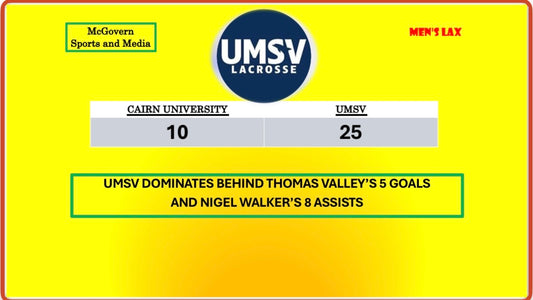UMSV DOMINATES CAIRN