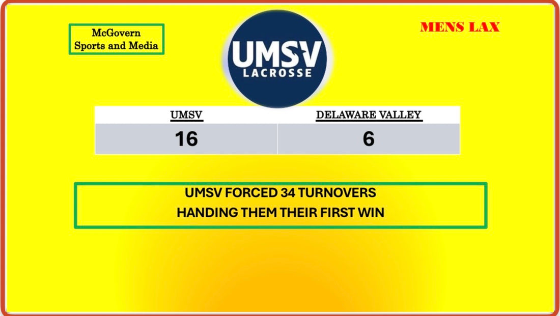 UMSV GETS THE WIN OVER DELAWARE VALLEY