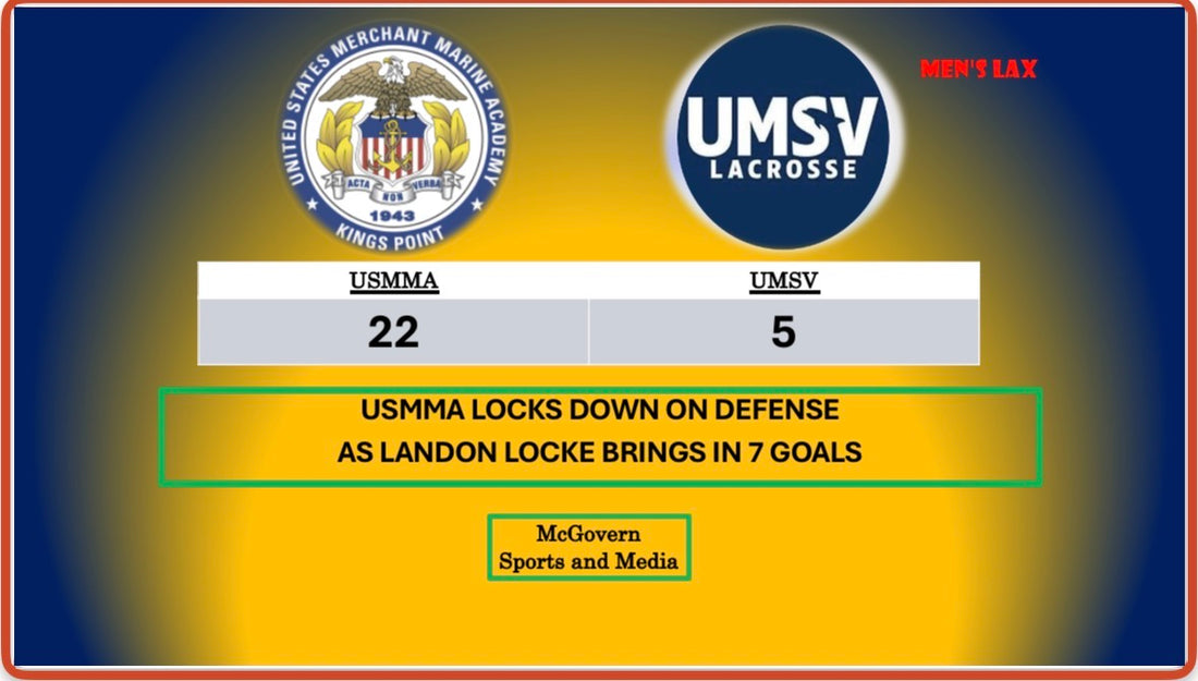 USMMA DEFEATS UMSV TO WIN 3RD STRAIGHT