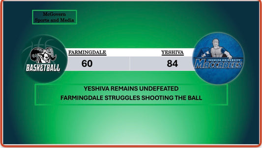 YESHIVA REMAINS UNDEFEATED AFTER FARMINGDALE MATCHUP