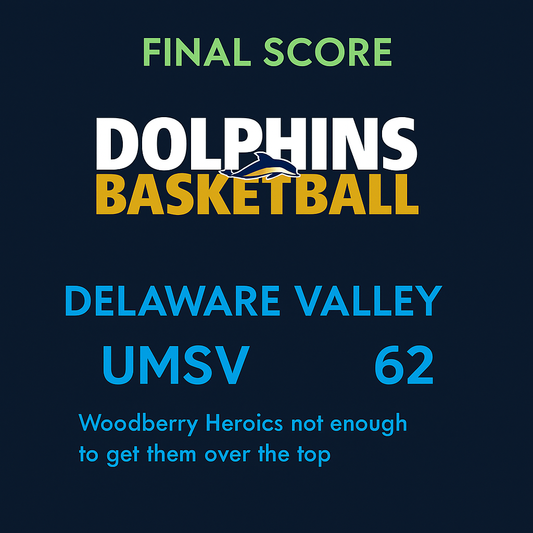 UMSV Falls to Delaware Valley Despite Woodberry Heroics