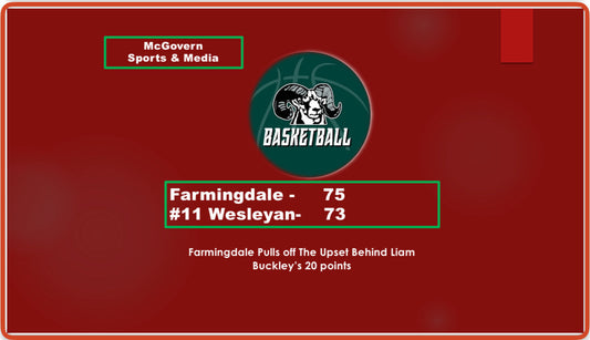 Farmingdale pulls off the upset against Wesleyan