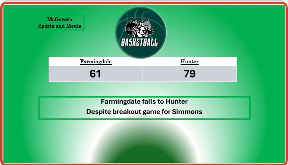 Farmingdale falls to Hunter