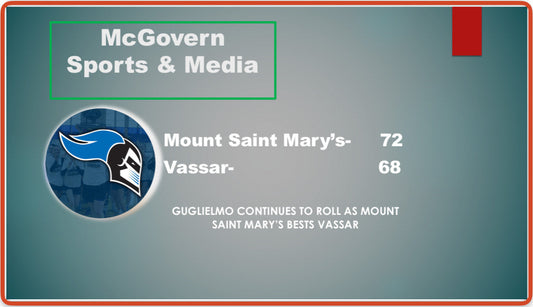 Mount Saint Mary's Bests Vassar as Guglielmo Continues her Hot Streak