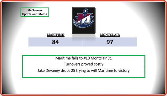 Maritime falls to #10 Montclair St.