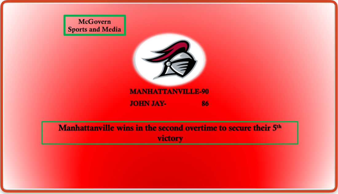 Manhattanville bests John Jay in double OT thriller