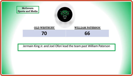 Old Westbury picks up the win against William Paterson