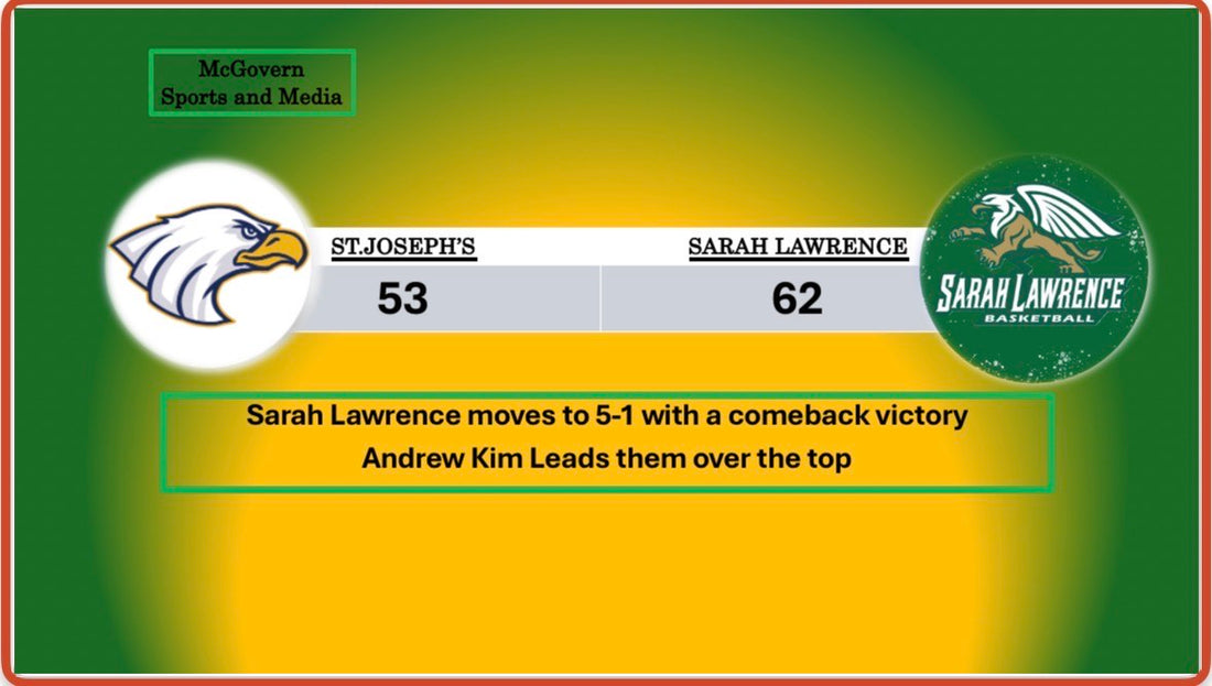 Sarah Lawrence Defeats St. Joseph's