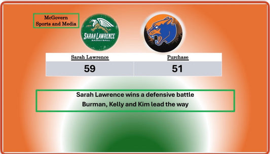 Sarah Lawrence Bests Purchase in a defensive battle
