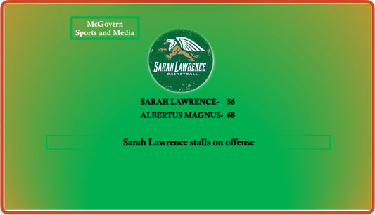 Sarah Lawrence Stalls Offensively Against Albertus Magnus