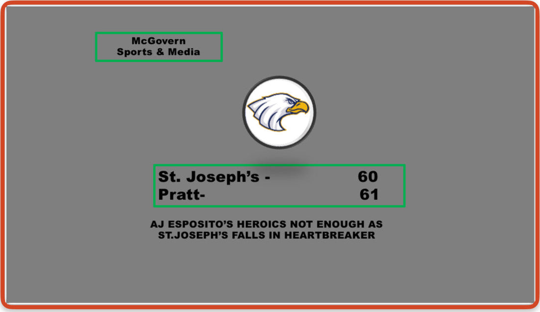 St. Joseph's loses in Heartbreaker to Pratt