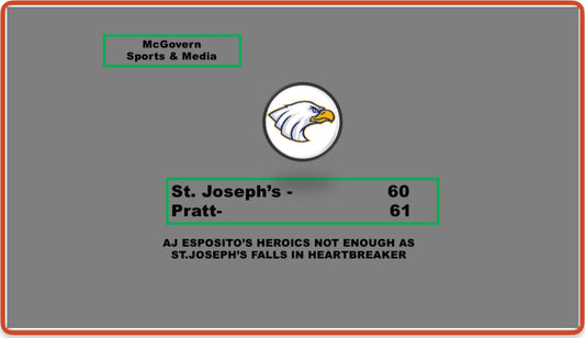 St. Joseph's loses in Heartbreaker to Pratt