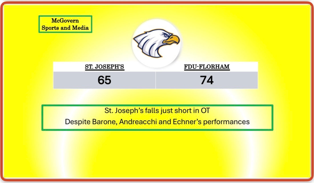 St. Joseph's falls in OT thriller
