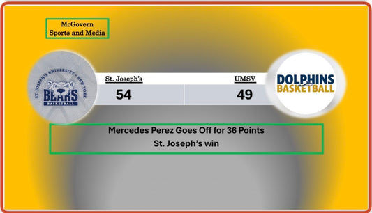 St. Joseph's wins over UMSV as Perez Goes Off for 36