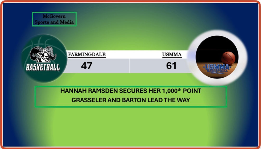 USMMA BEATS FARMINGDALE AS RAMSDEN SCORED 1K