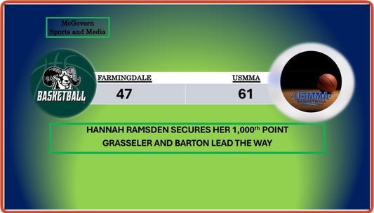 USMMA BEATS FARMINGDALE AS RAMSDEN SCORED 1K