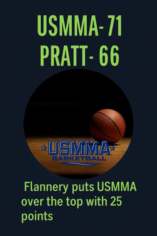 USMMA Beats Pratt on The Back of Flannery's Monster game