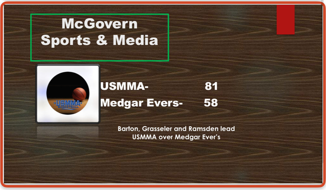 USMMA Big 3 leads them past Medgar Evers